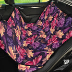 Wild Flower Print Pet Car Back Seat Cover