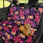 Wild Flower Print Pet Car Back Seat Cover