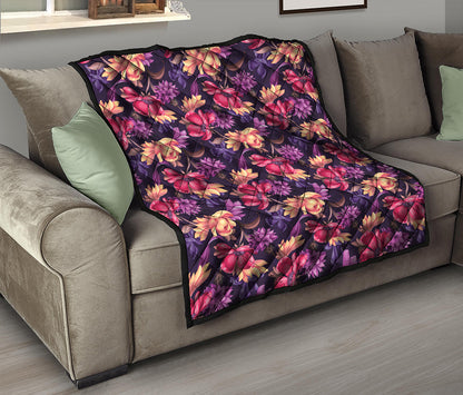 Wild Flower Print Quilt