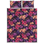 Wild Flower Print Quilt Bed Set