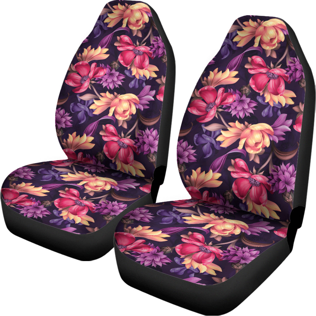 Wild Flower Print Universal Fit Car Seat Covers