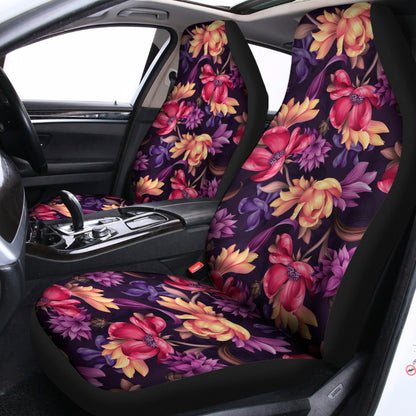 Wild Flower Print Universal Fit Car Seat Covers
