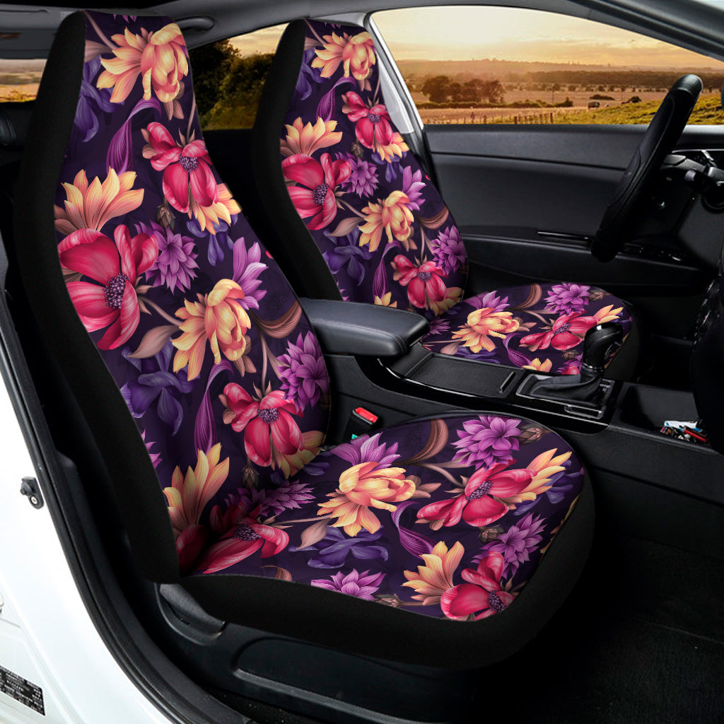 Wild Flower Print Universal Fit Car Seat Covers