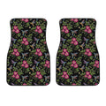 Wild Flowers And Hummingbird Print Front Car Floor Mats