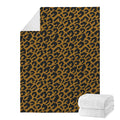 Wild Leopard Knitted Pattern Print Blanket