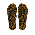 Wild Leopard Knitted Pattern Print Flip Flops