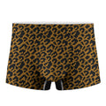 Wild Leopard Knitted Pattern Print Men's Boxer Briefs