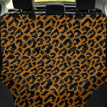 Wild Leopard Knitted Pattern Print Pet Car Back Seat Cover