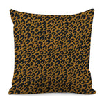 Wild Leopard Knitted Pattern Print Pillow Cover