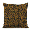 Wild Leopard Knitted Pattern Print Pillow Cover