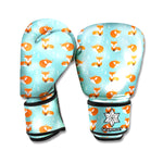 Winter Fox Pattern Print Boxing Gloves