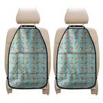 Winter Fox Pattern Print Car Seat Organizers