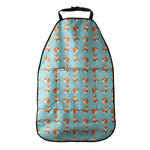 Winter Fox Pattern Print Car Seat Organizers