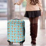Winter Fox Pattern Print Luggage Cover