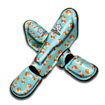 Winter Fox Pattern Print Muay Thai Shin Guard