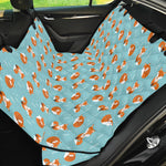 Winter Fox Pattern Print Pet Car Back Seat Cover