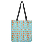 Winter Fox Pattern Print Tote Bag