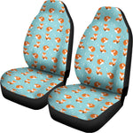 Winter Fox Pattern Print Universal Fit Car Seat Covers
