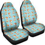 Winter Fox Pattern Print Universal Fit Car Seat Covers