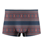 Winter Holiday Knitted Pattern Print Men's Boxer Briefs