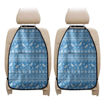 Winter Ski Knitting Pattern Print Car Seat Organizers