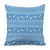 Winter Ski Knitting Pattern Print Pillow Cover