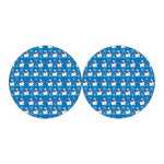 Winter Snowman Pattern Print Car Coasters