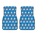 Winter Snowman Pattern Print Front Car Floor Mats