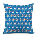 Winter Snowman Pattern Print Pillow Cover