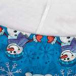 Winter Snowman Pattern Print Sofa Cover