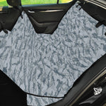 Winter Tiger Stripe Camo Pattern Print Pet Car Back Seat Cover