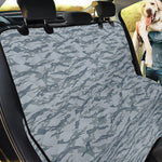 Winter Tiger Stripe Camo Pattern Print Pet Car Back Seat Cover