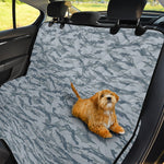 Winter Tiger Stripe Camo Pattern Print Pet Car Back Seat Cover