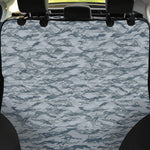 Winter Tiger Stripe Camo Pattern Print Pet Car Back Seat Cover