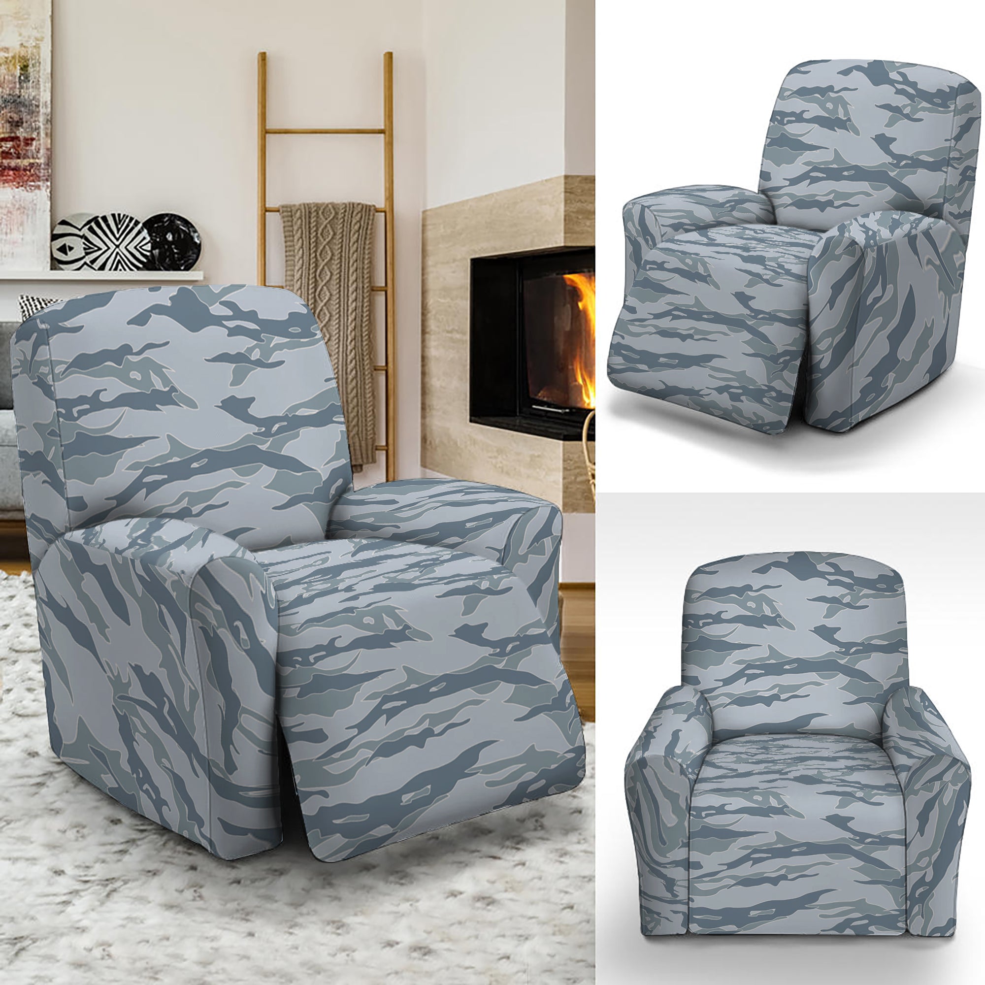 Camo recliner online slipcover