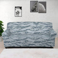 Winter Tiger Stripe Camo Pattern Print Sofa Cover