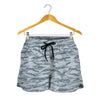 Winter Tiger Stripe Camo Pattern Print Women's Shorts