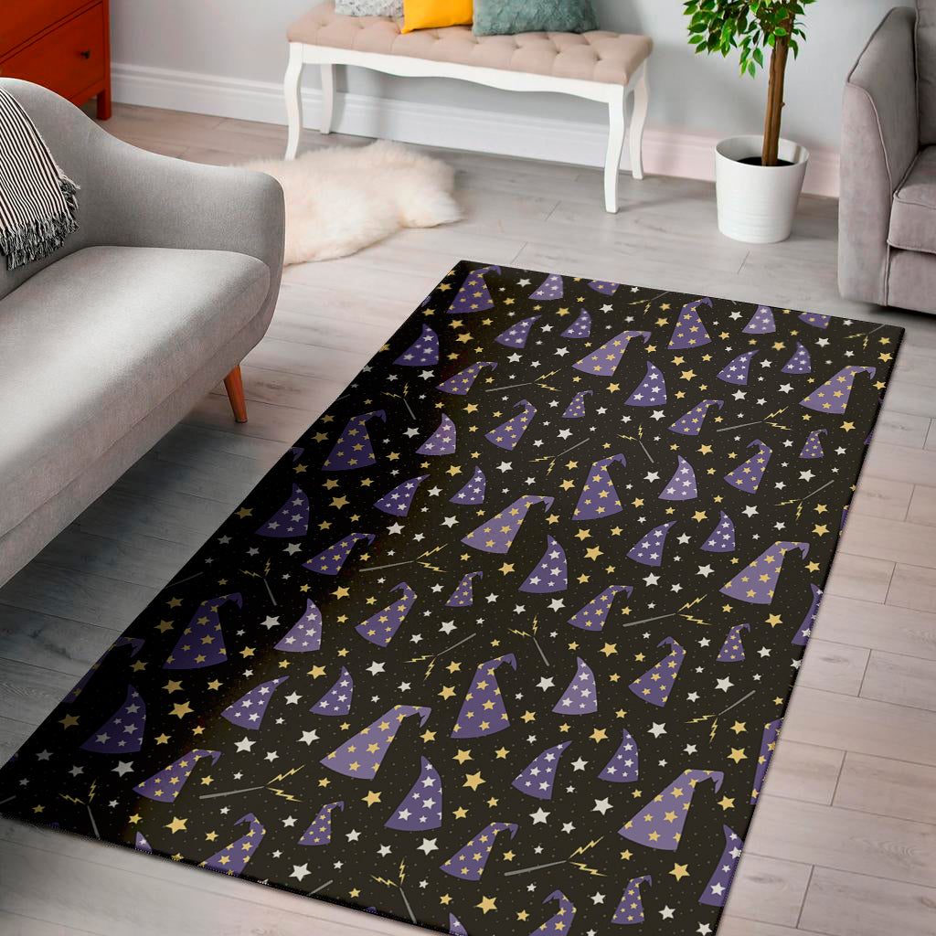 Wizard Hat Pattern Print Area Rug