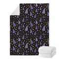 Wizard Hat Pattern Print Blanket