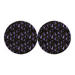 Wizard Hat Pattern Print Car Coasters