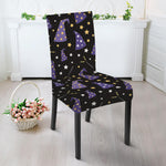 Wizard Hat Pattern Print Dining Chair Slipcover