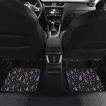 Wizard Hat Pattern Print Front and Back Car Floor Mats