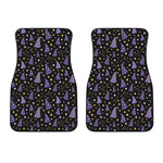 Wizard Hat Pattern Print Front Car Floor Mats