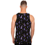Wizard Hat Pattern Print Men's Tank Top