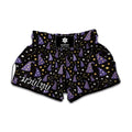 Wizard Hat Pattern Print Muay Thai Boxing Shorts