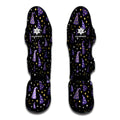 Wizard Hat Pattern Print Muay Thai Shin Guards