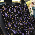 Wizard Hat Pattern Print Pet Car Back Seat Cover