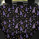 Wizard Hat Pattern Print Pet Car Back Seat Cover