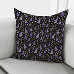 Wizard Hat Pattern Print Pillow Cover