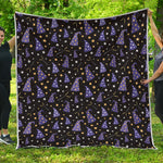 Wizard Hat Pattern Print Quilt